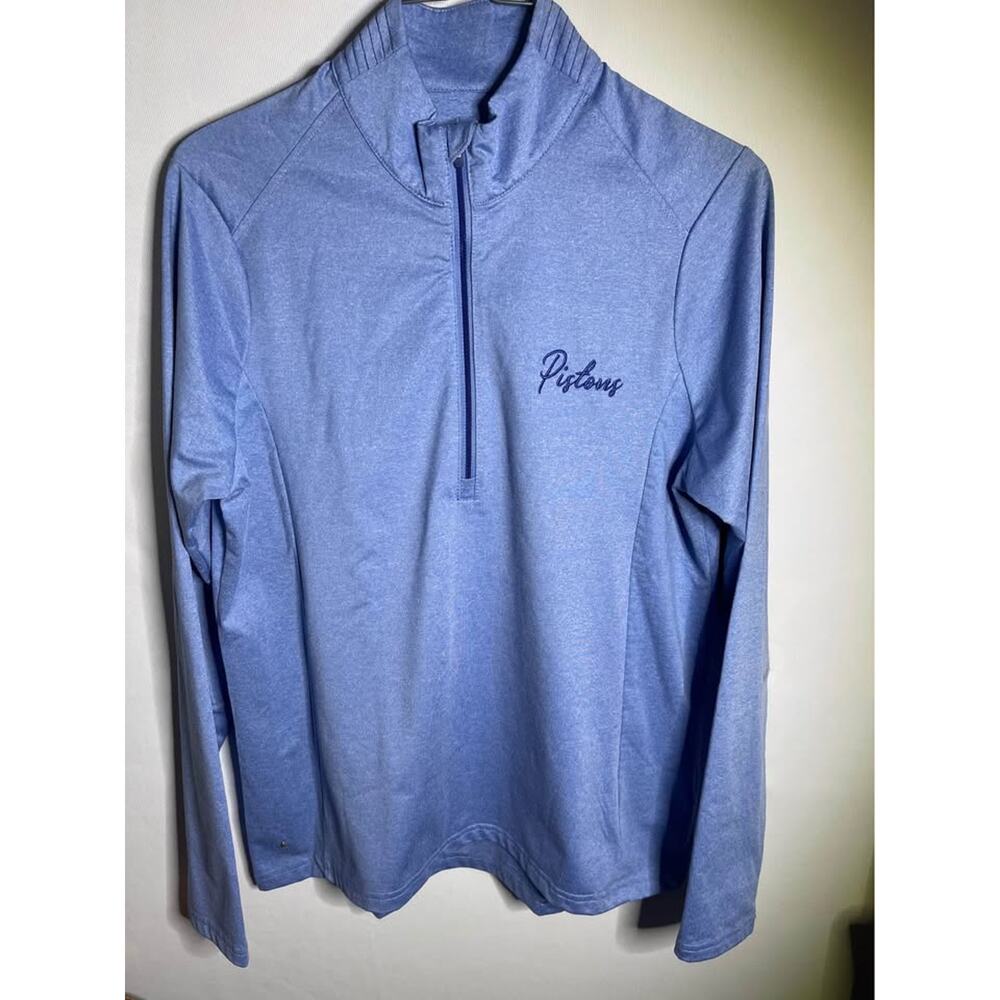 Women's NBA Detroit Pistons Antigua pull over long sleeve  shirt.